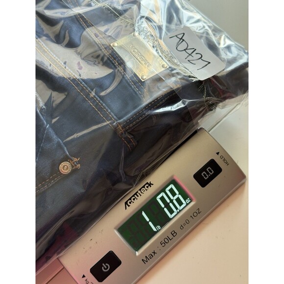 Morgan De Toi Dark Wash Gold Button Jeans Womens Size EU 38 (6) Designer Denim - Picture 13 of 13